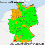 Aktuelle Unwetterwarnungen fr Deutschland