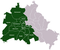 Karte Westberlin