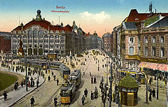 Berliner Alexanderplatz 1900 Berlin Mitte Zentrum Centrum Stadtmitte Innenstadt City