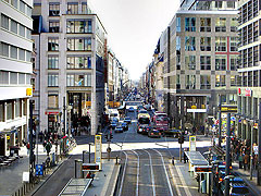 Berliner Friedrichstrasse ehemals Ostberlin